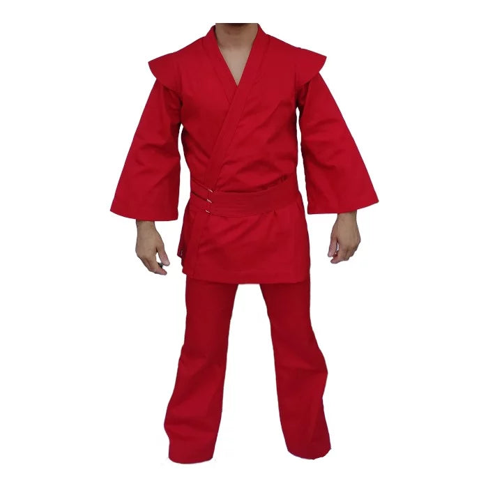 Ensemble SABRE LASER : veste + pantalon + ceinture (Noir ou Rouge)